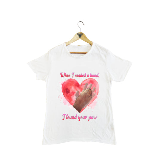 T-shirt maniche corte "Found a Paw"