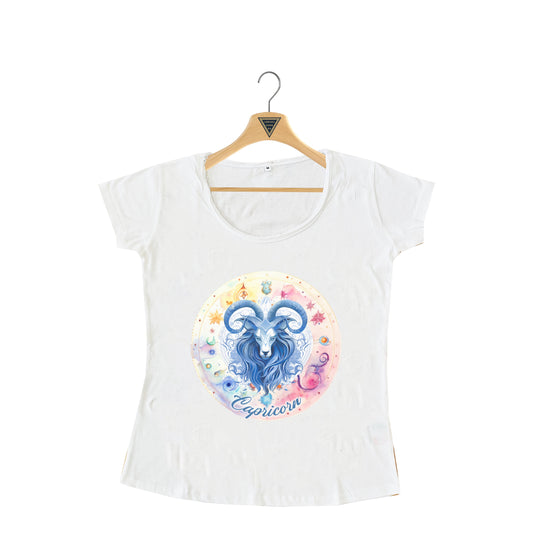 T-shirt maniche corte "segno zodiacale capricorno"